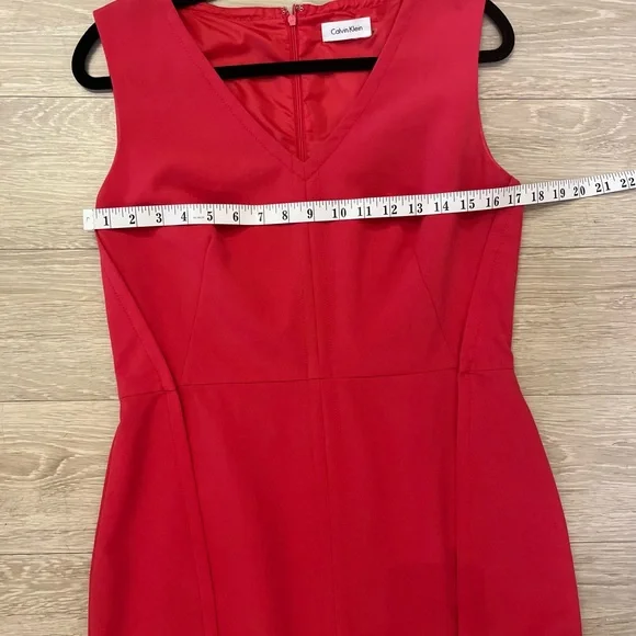 Calvin Klein V-Neck Dress - Picture 4 of 5